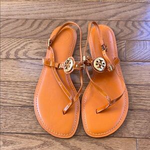 Tory Burch Orange Sandals